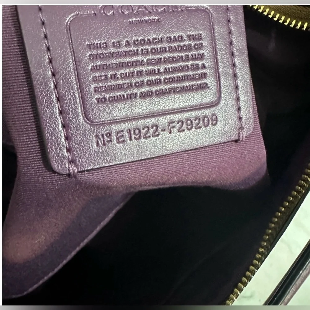 Coach Signature F29209 Canvas Leather - Picture 10 of 10